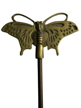 Vintage Ornate Brass Butterfly Candle Snuffer | Victorian Cottagecore